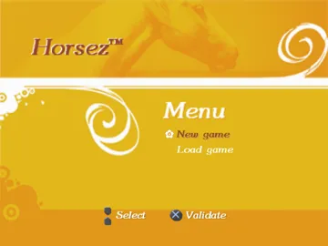 Horsez screen shot title